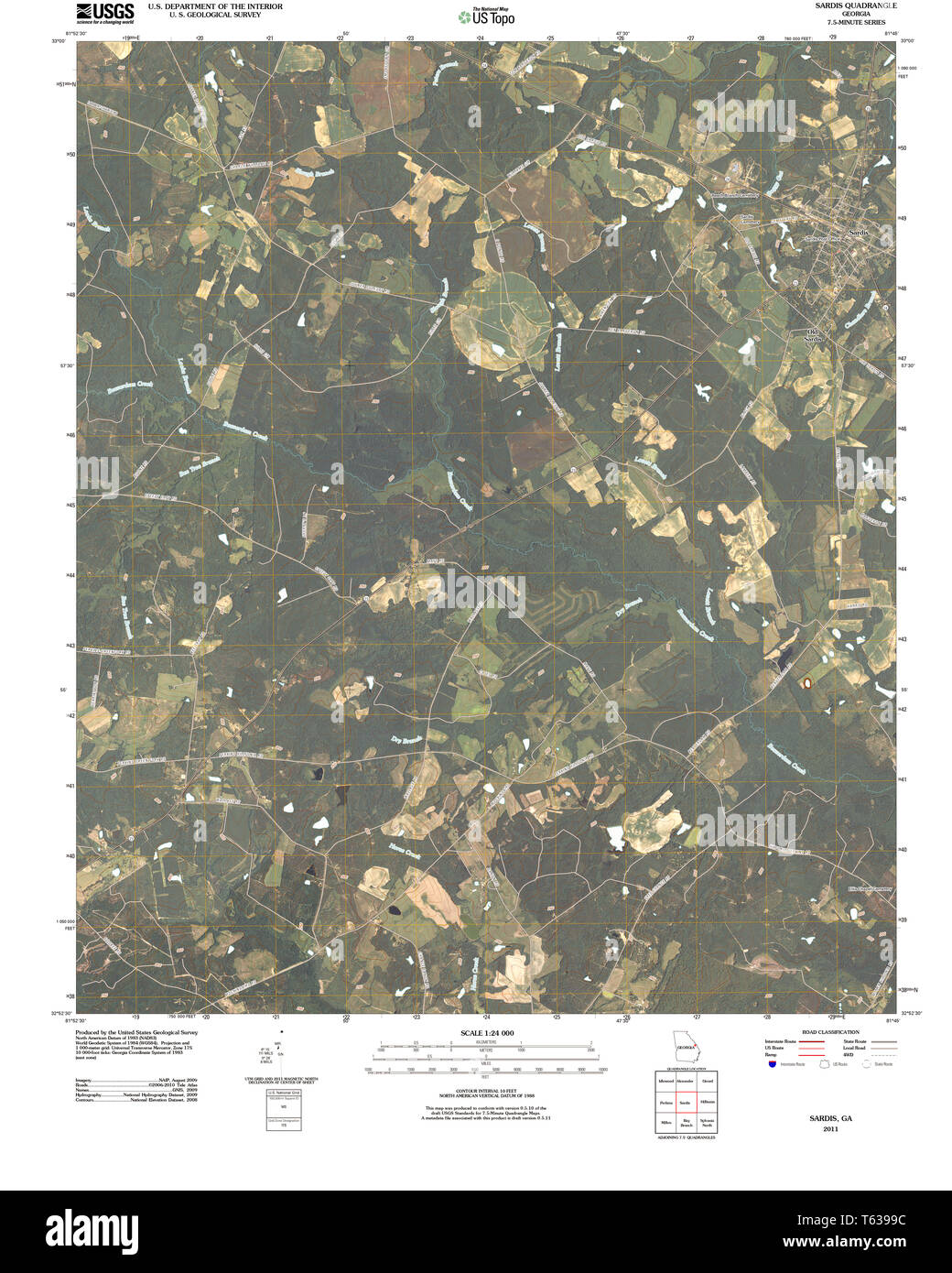 Map of sardis hires stock photography and images Alamy