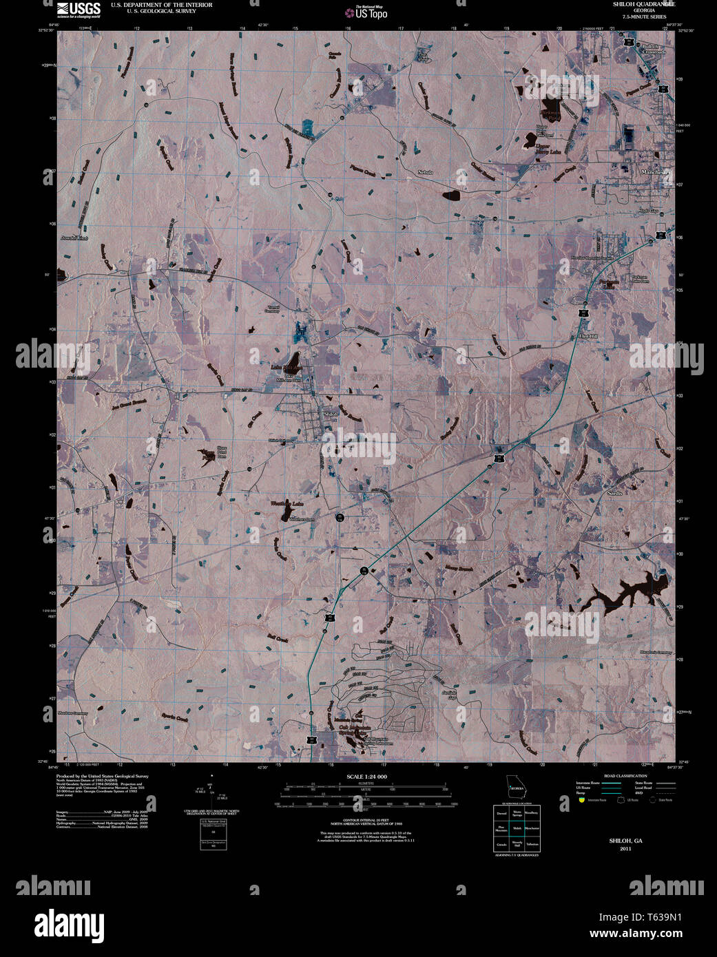 Map of shiloh hires stock photography and images Alamy