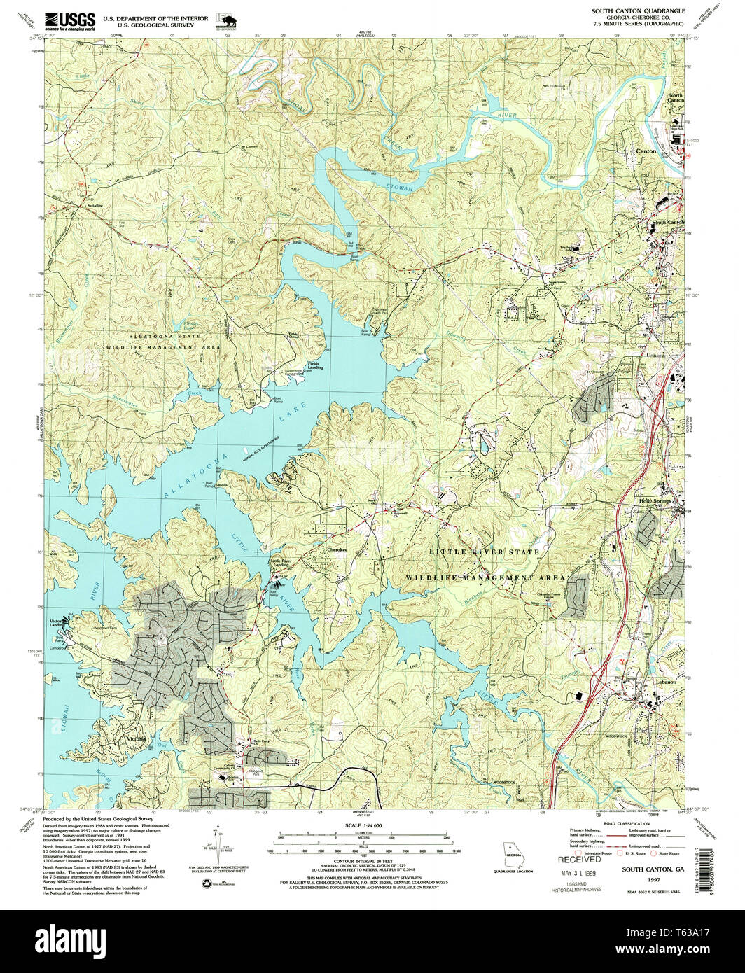 Map of canton hires stock photography and images Alamy