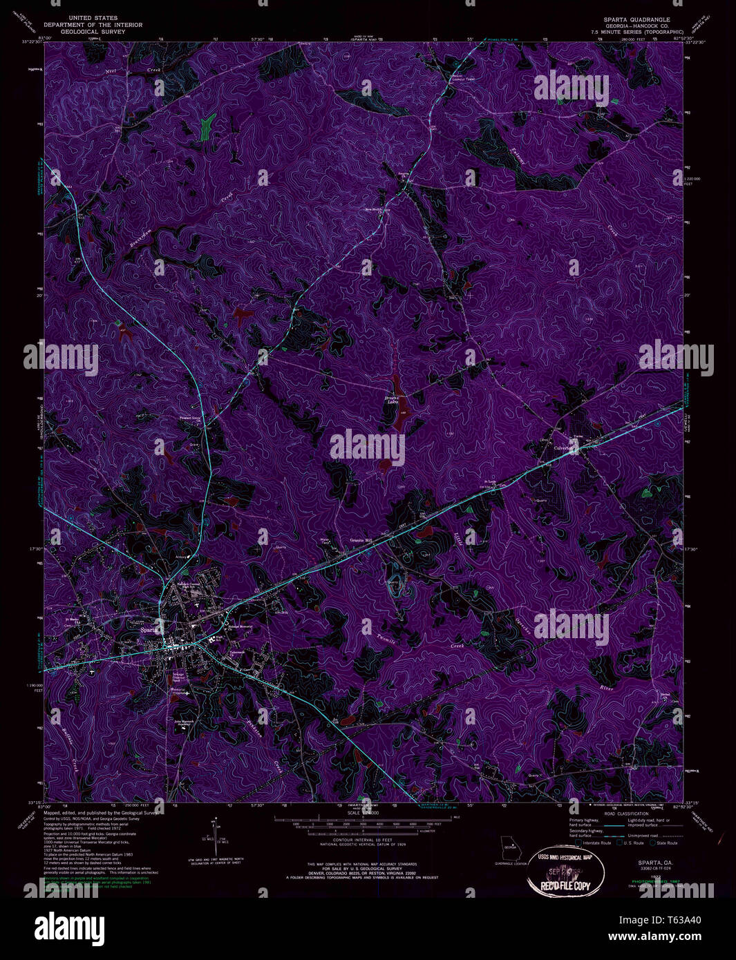 Sparta map hires stock photography and images Alamy