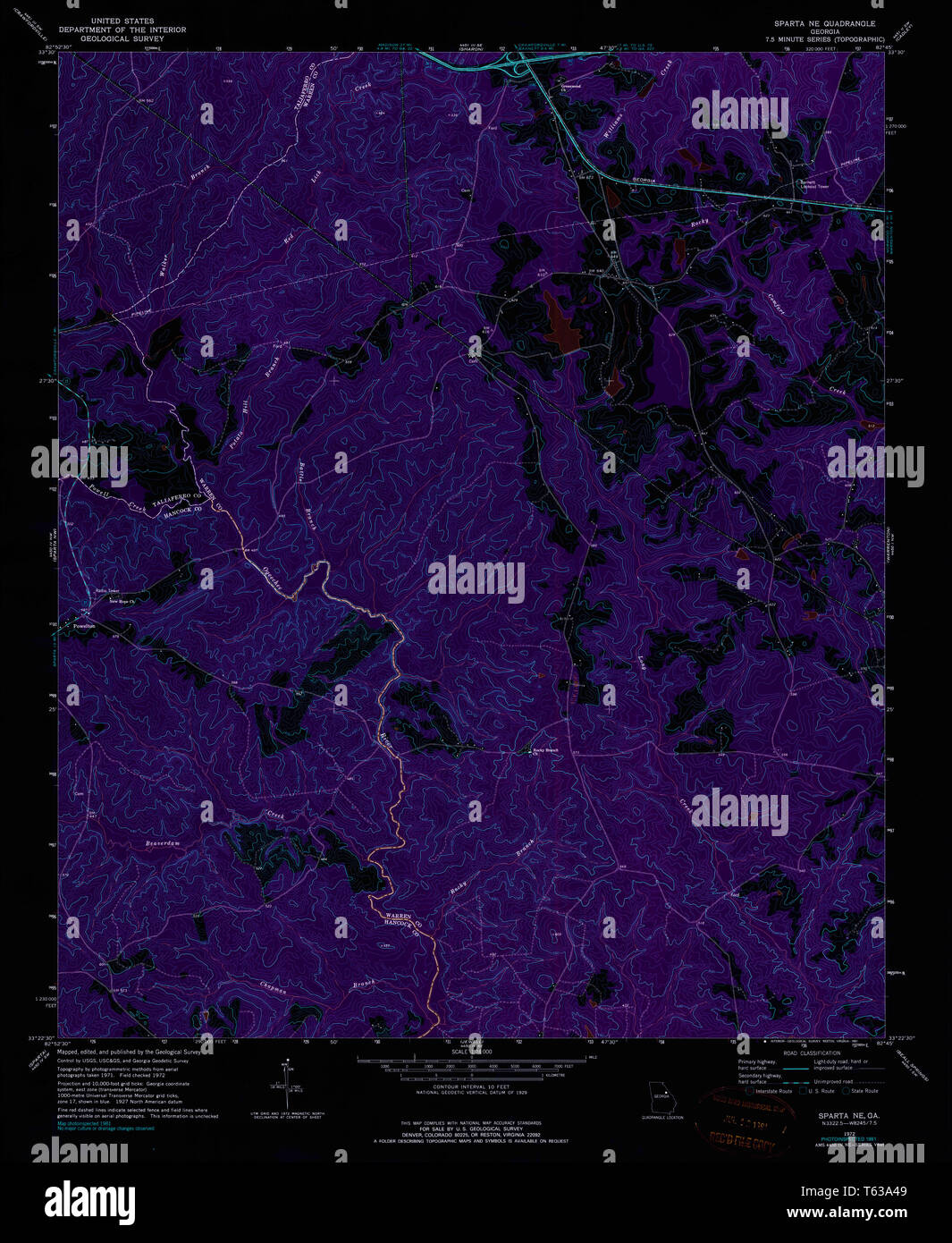 Sparta map hires stock photography and images Alamy