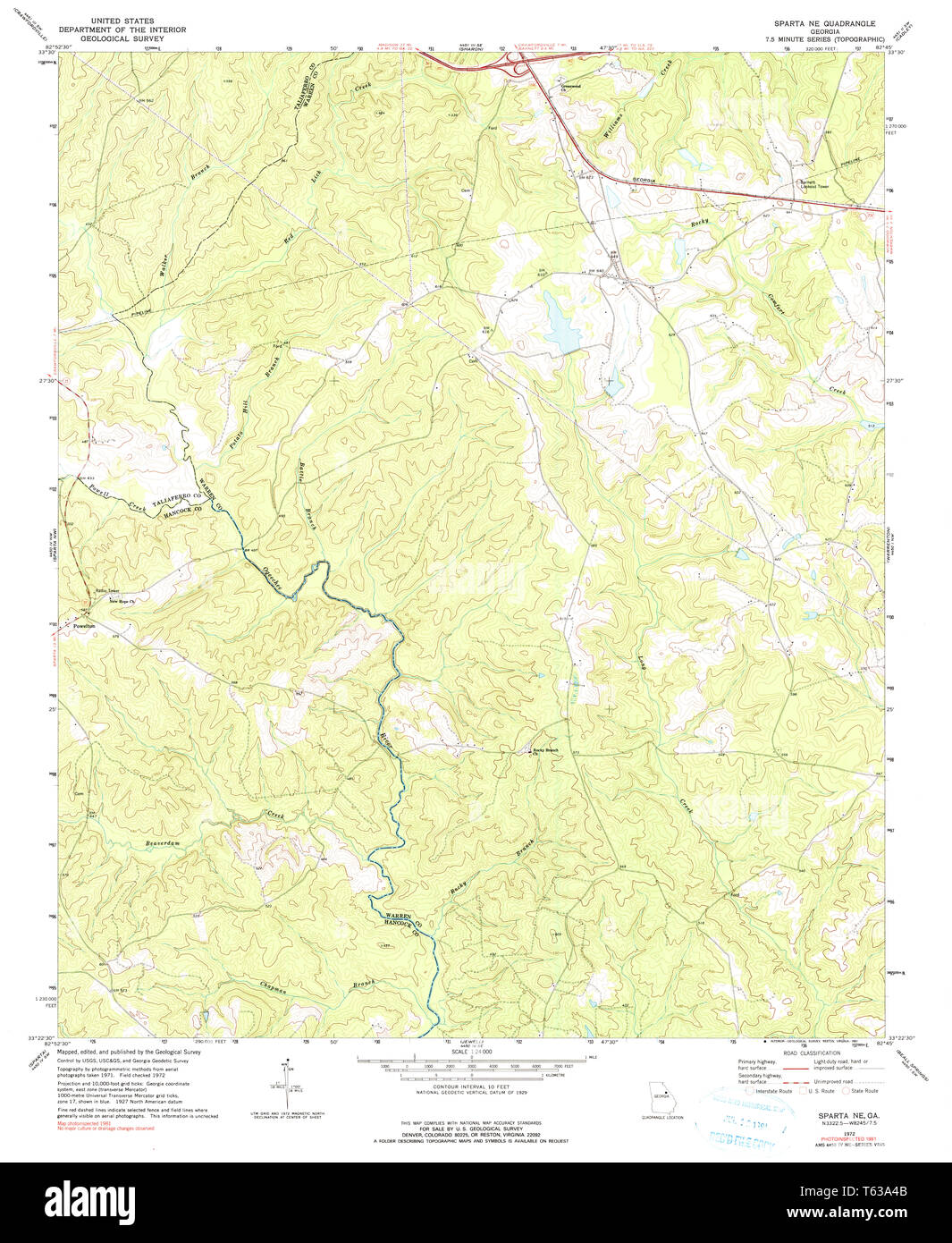 Sparta map hires stock photography and images Alamy