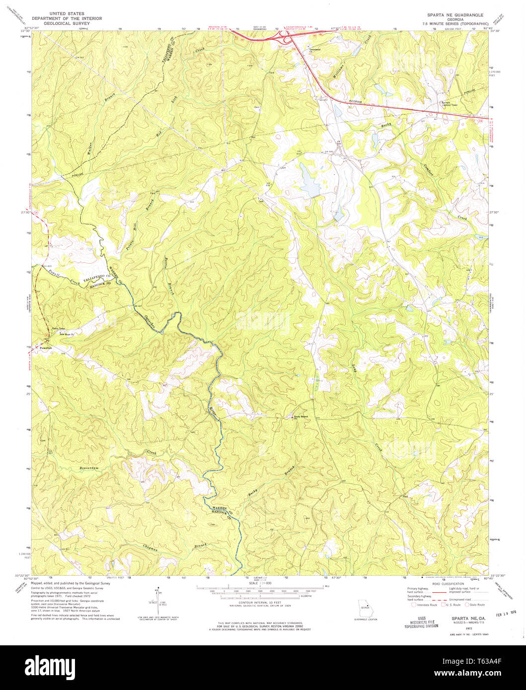 Sparta map hires stock photography and images Alamy