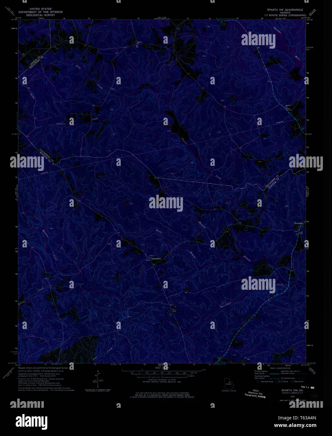 Sparta map hires stock photography and images Alamy