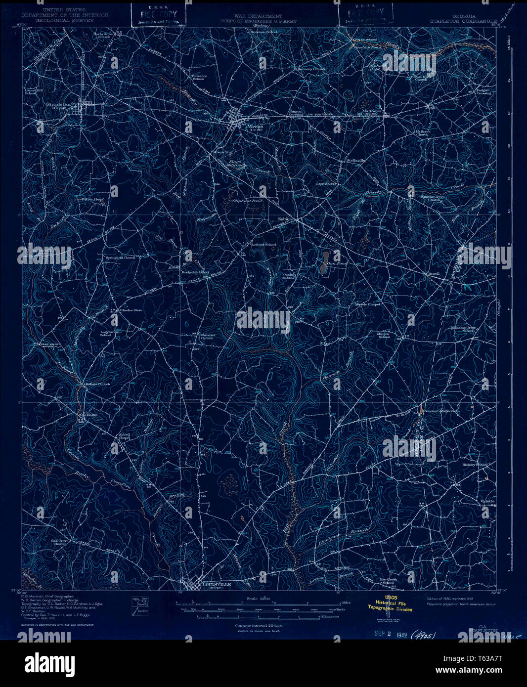 Stapleton map hi-res stock photography and images - Alamy