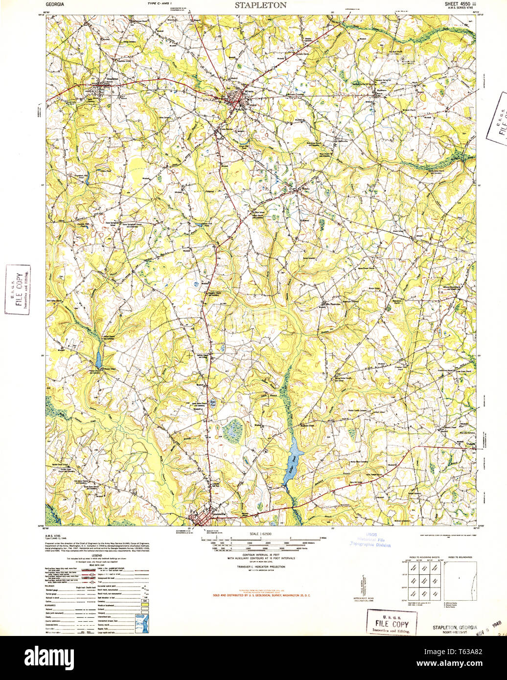 Stapleton map hires stock photography and images Alamy