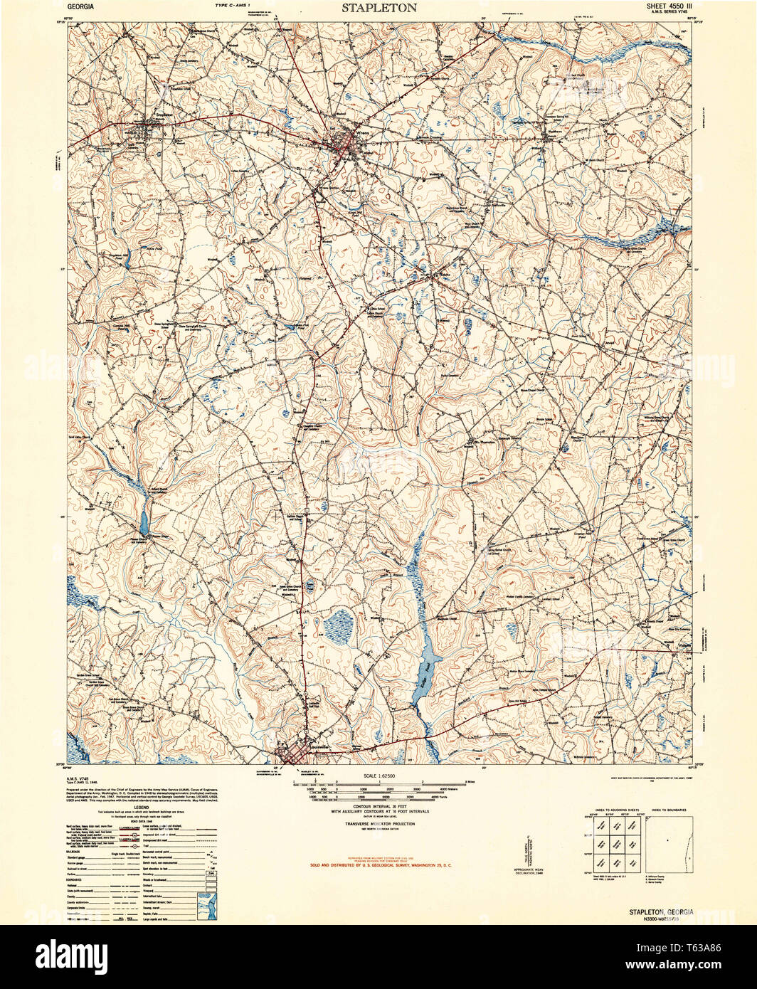 Stapleton map hires stock photography and images Alamy