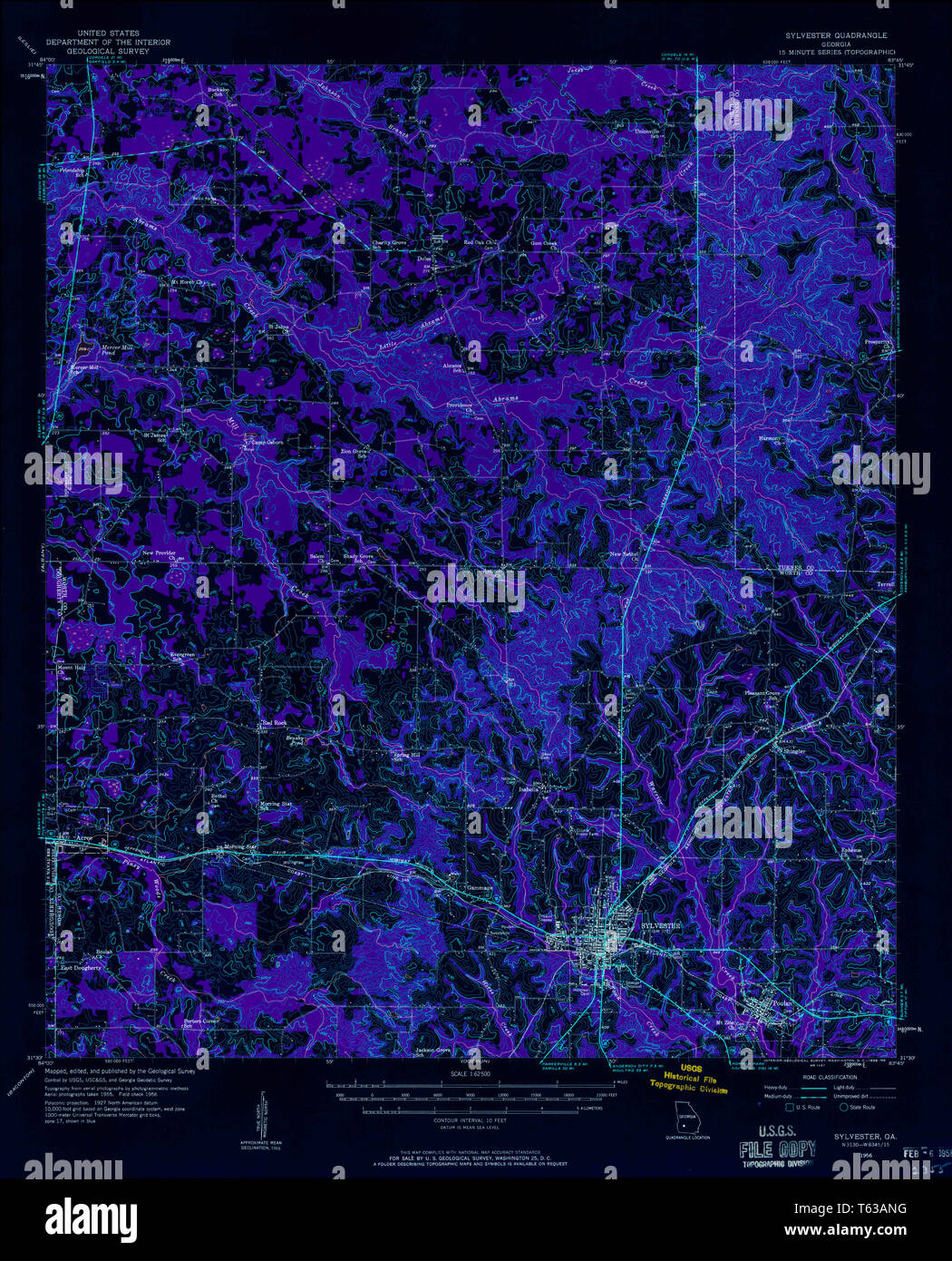 Map of sylvester hires stock photography and images Alamy