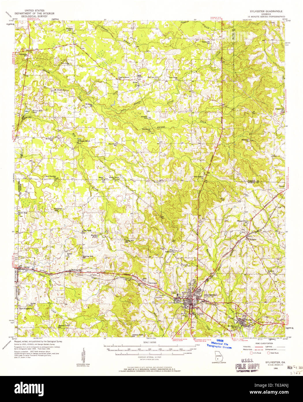 Map of sylvester, hires stock photography and images Alamy