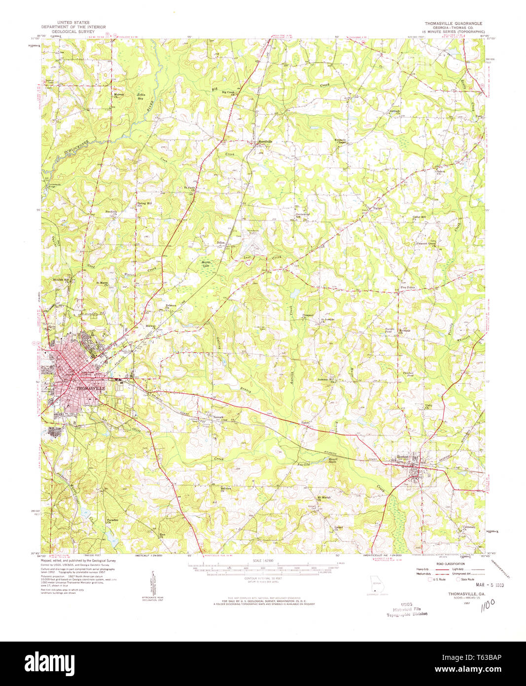 Thomasville map hires stock photography and images Alamy