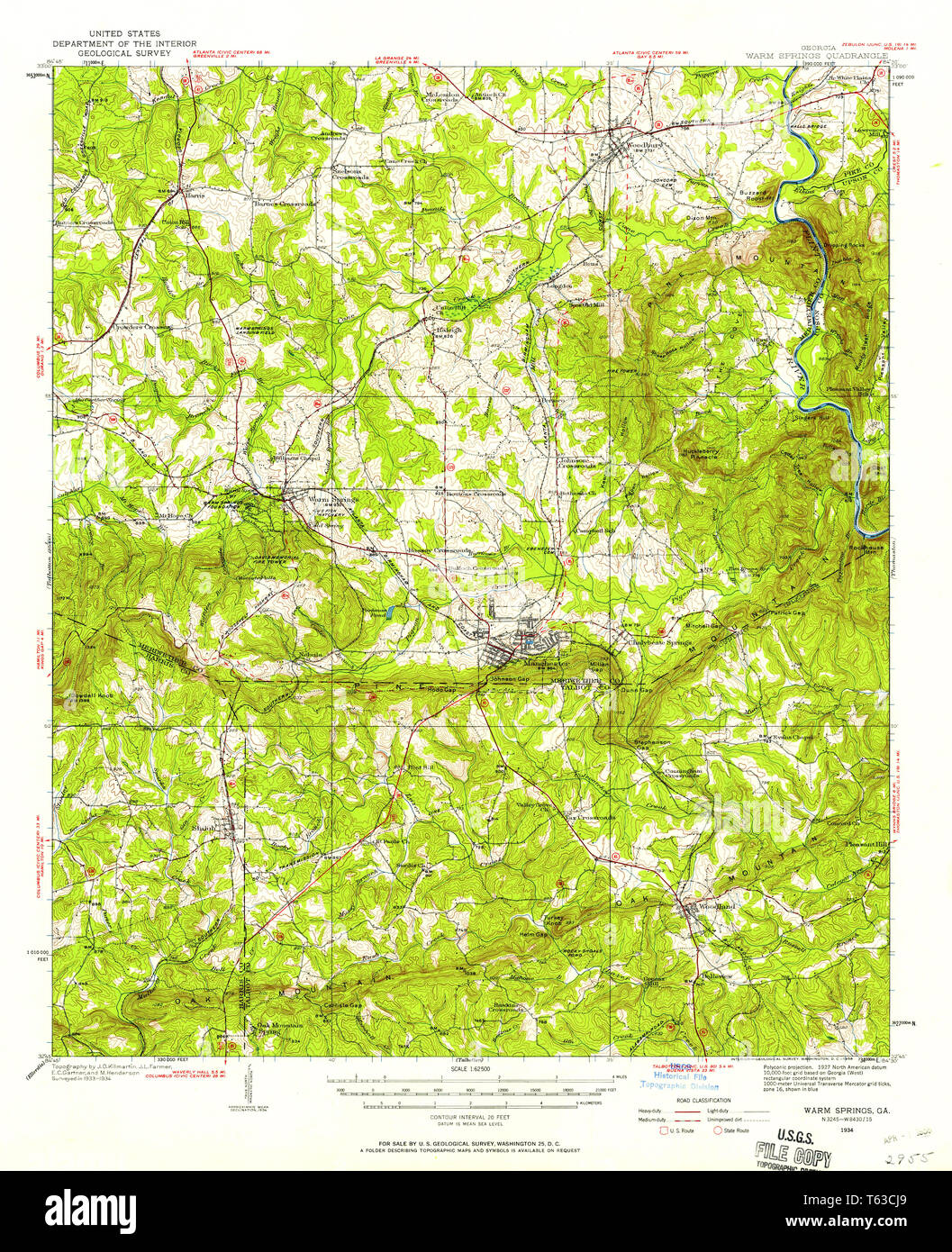 Warm springs map hires stock photography and images Alamy