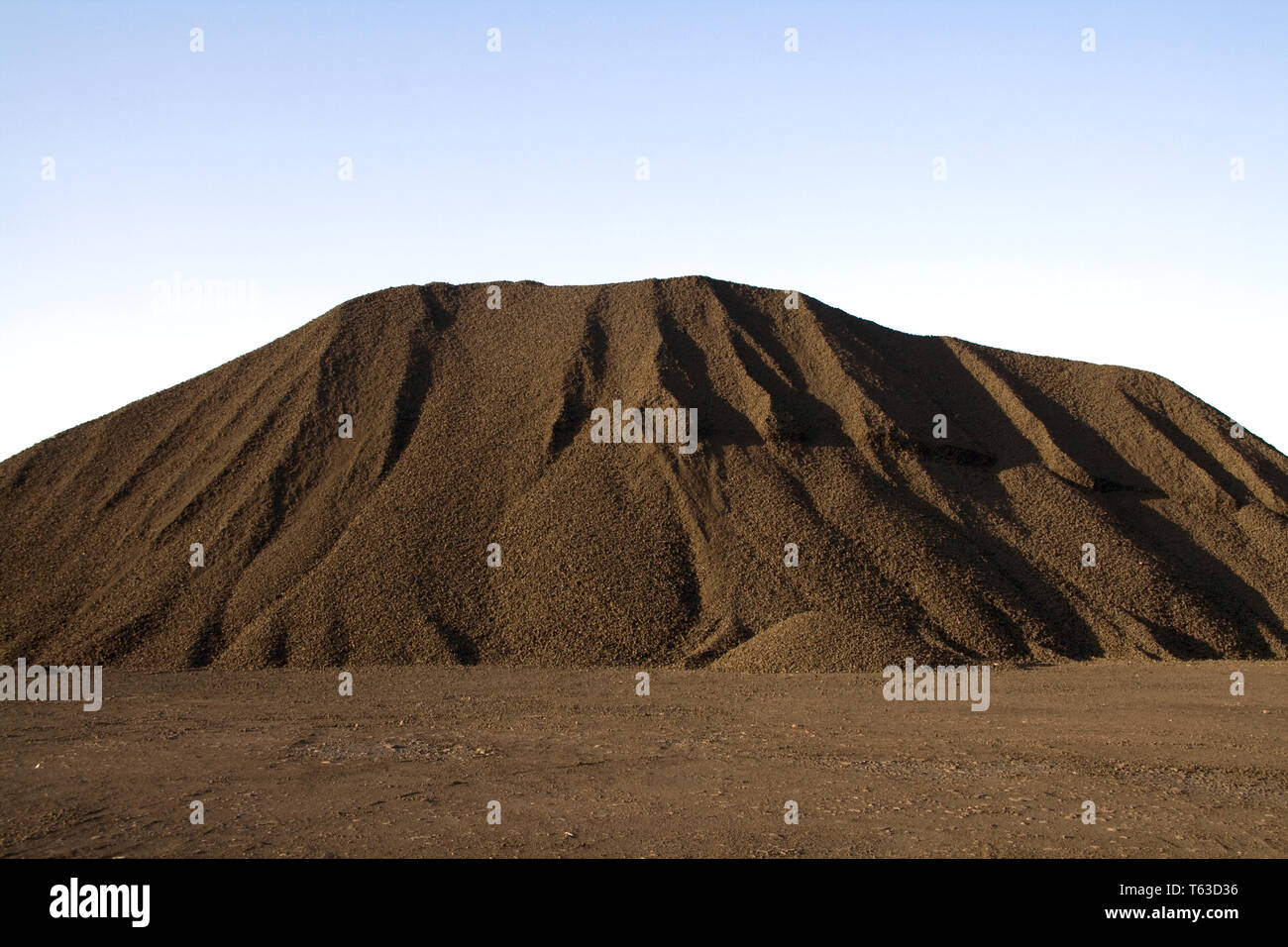 Stuckpile, Harbour, Dillingen, Saarland, Germany Stock Photo