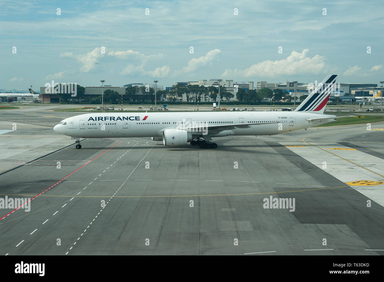 28.04.2019, Singapore, Republic of Singapore, Asia An Air France