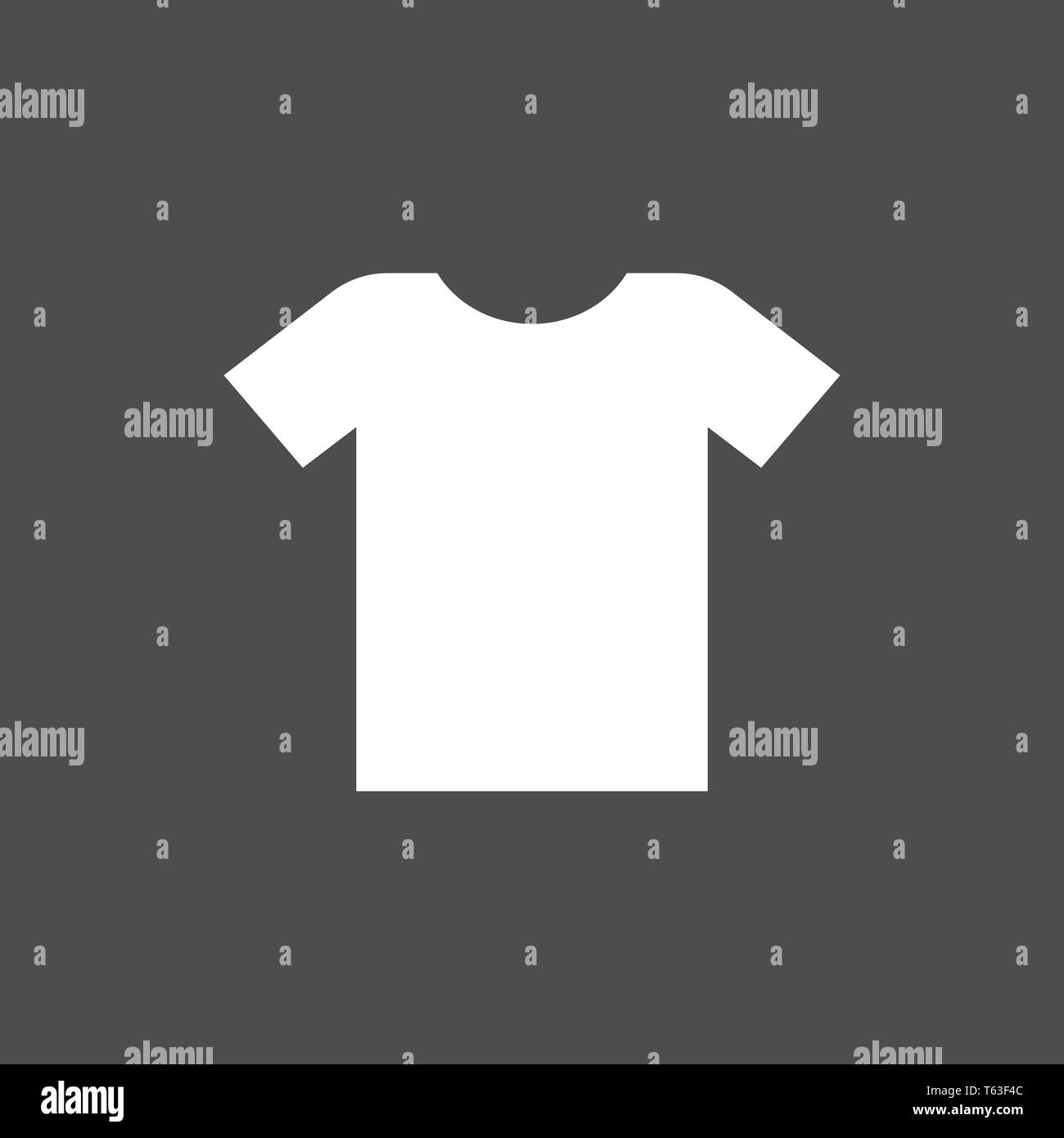 Vector illustration, flat design. Clothes t shirt icon Stock Vector ...