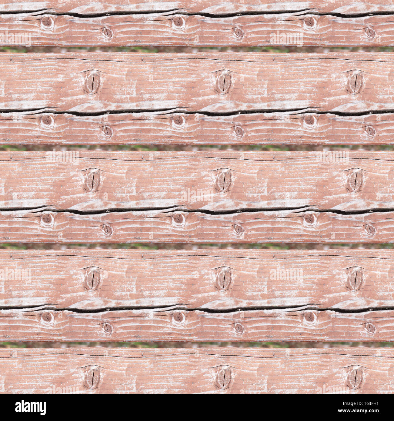 Seamless pattern of old wooden planks. Good for building walls design. May using in game development. Stock Photo