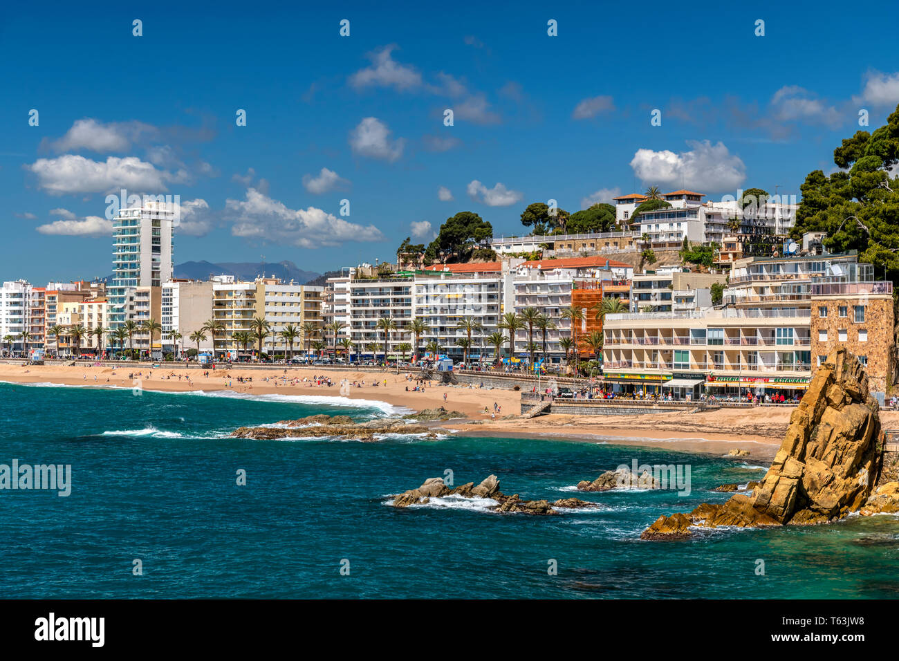 karte von lloret de mar