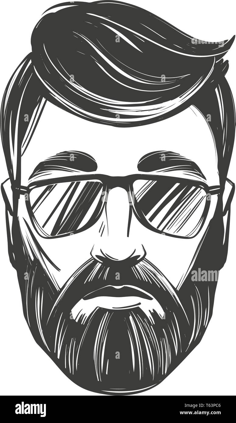 Bearded man , barbershop, hairstyle, haircut, hand drawn vector illustration realistic sketch Stock Vector Image & Art - Alamy Bearded man , barbershop, hairstyle, haircut, hand drawn vector illustration realistic sketch Stock Vector Image & Art - Alamy