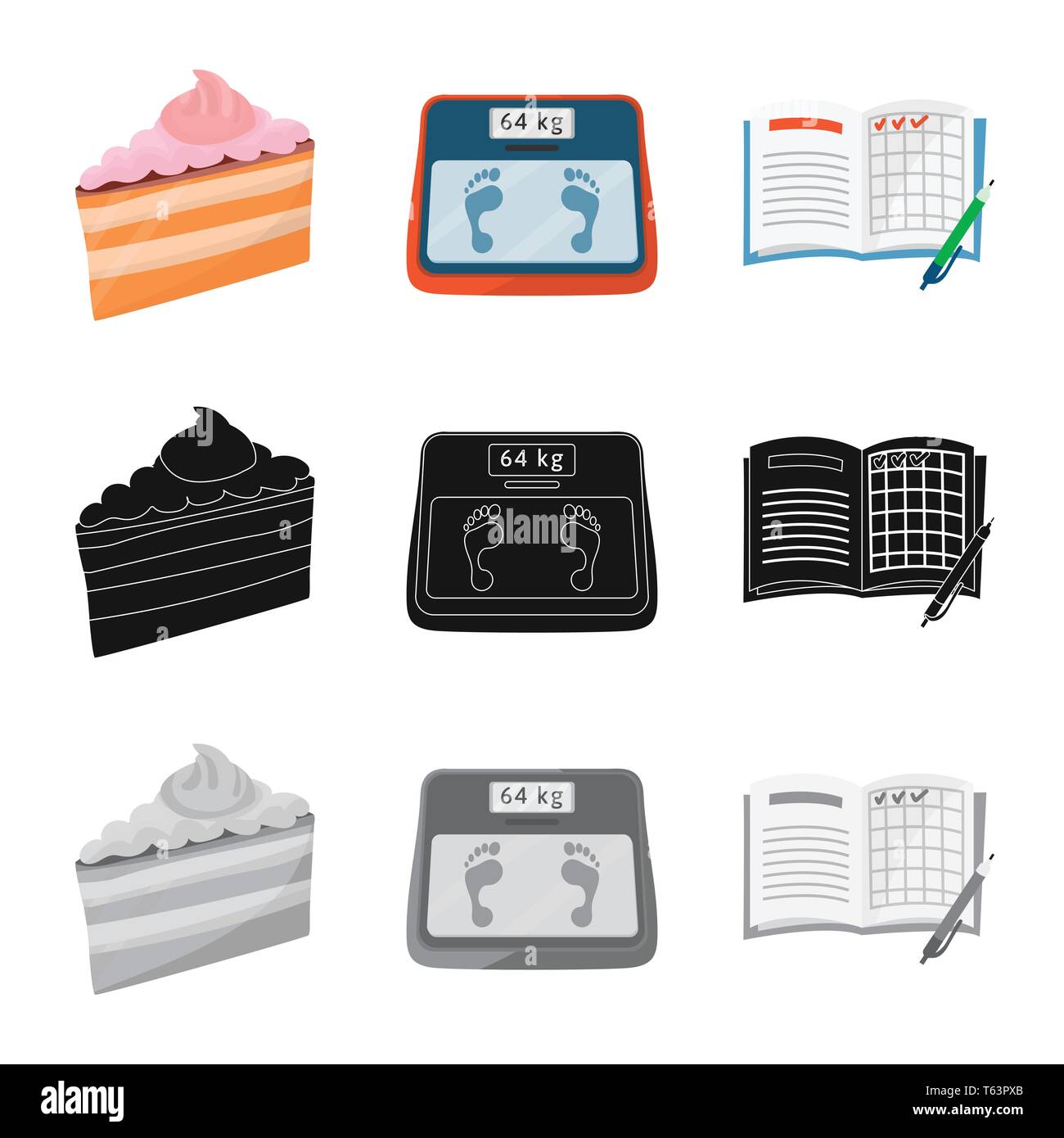 piece,Libra,notepad,pie,balance,notebook,cake,electronic,book,dessert ...