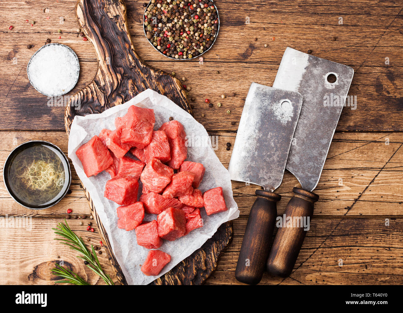 Lean diced casserole steak hires stock photography and images Alamy