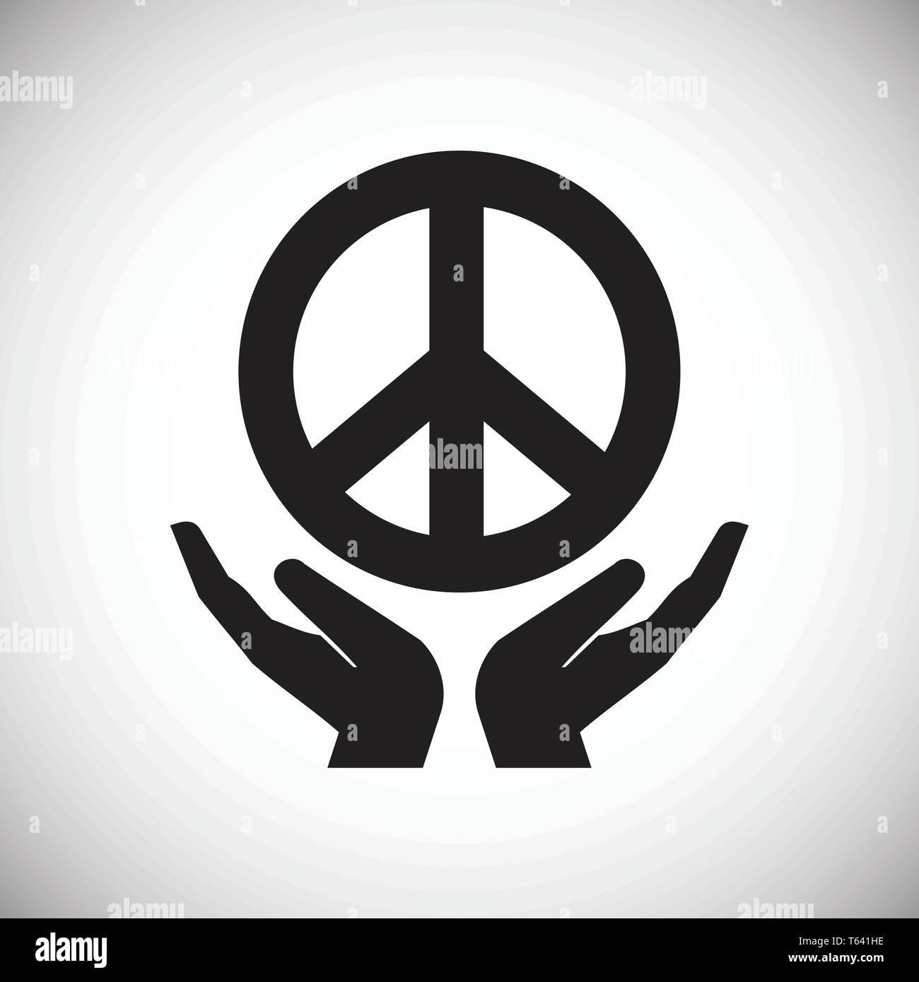 Peace icon on background for graphic and web design. Simple vector sign.  Internet concept symbol for website button or mobile app Stock Vector Image  & Art - Alamy