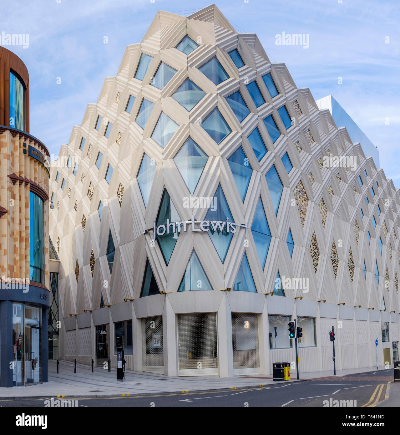 John Lewis Building In Leeds Stock Photo Alamy
