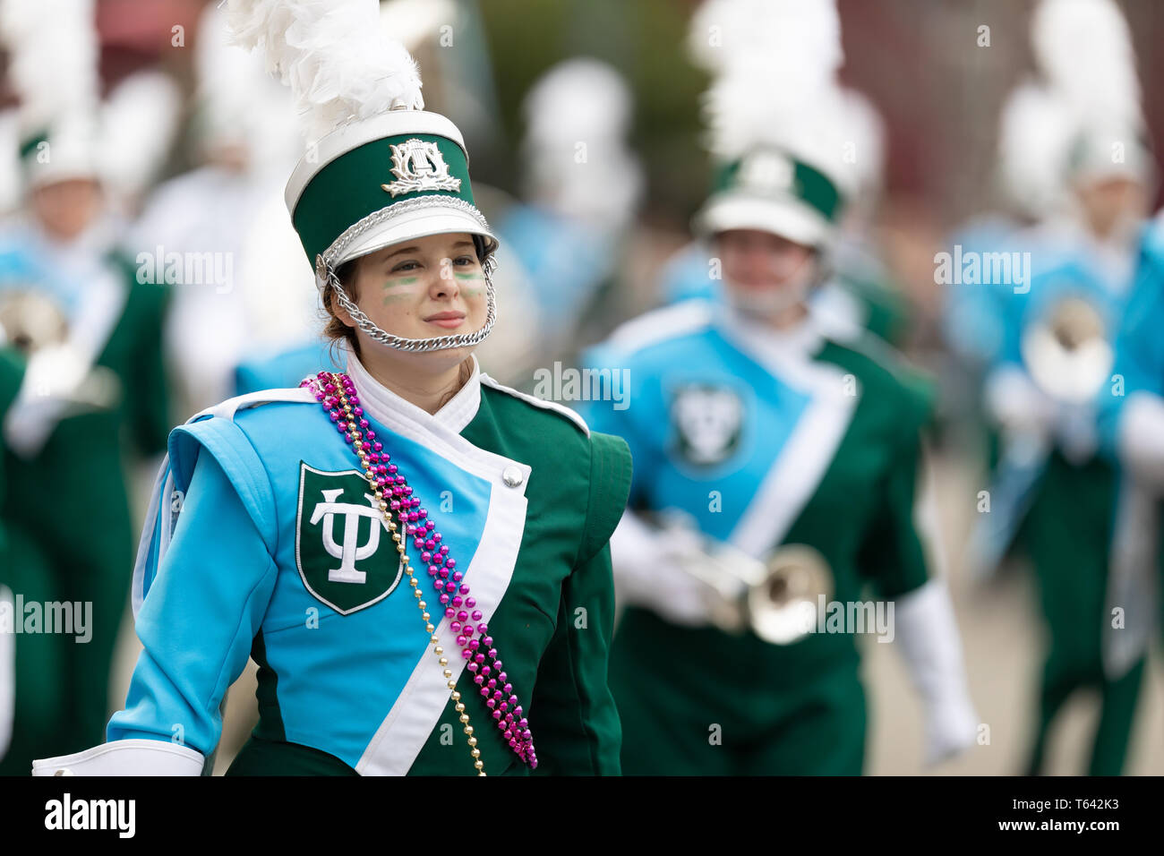 tulane marching band mardi gras 2025