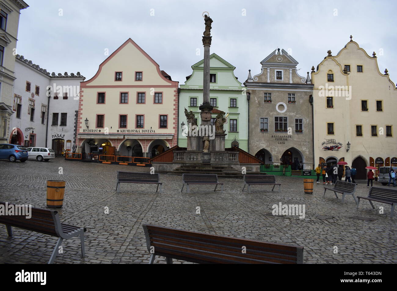 Kresty Krumlov Czech Republic March 18, 2017 Travel Czech Rep Best 10 Top 10 Travel More Czech Rep Beautiful Scenery History Historical Travel Europe Stock Photo