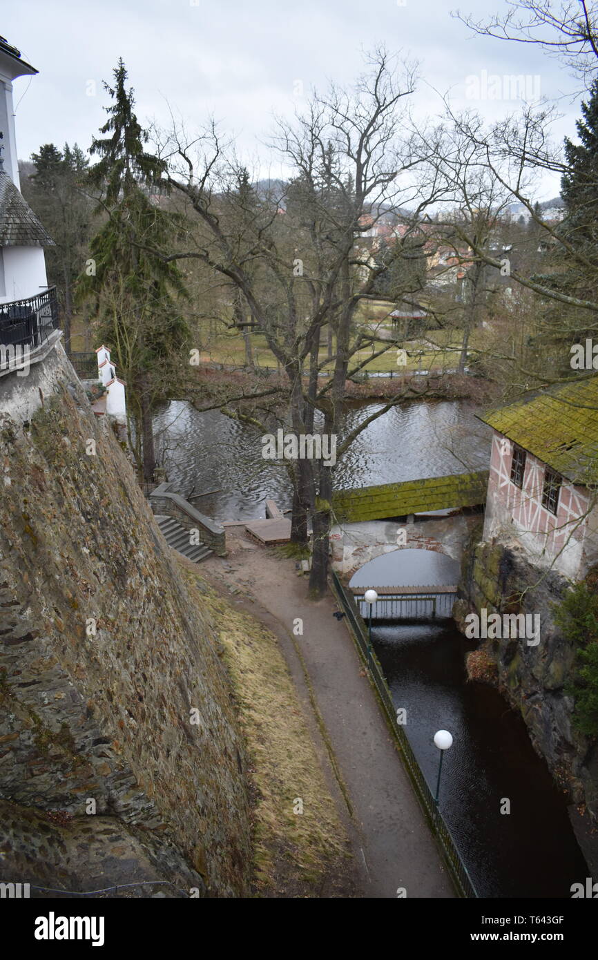 Kresty Krumlov Czech Republic March 18, 2017 Travel Czech Rep Best 10 Top 10 Travel More Czech Rep Beautiful Scenery History Historical Travel Europe Stock Photo