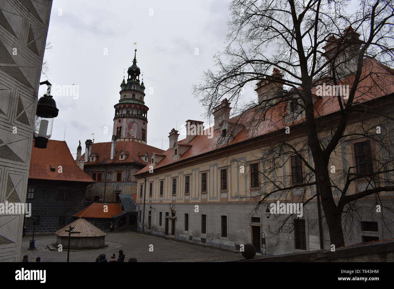 Kresty Krumlov Czech Republic March 18, 2017 Travel Czech Rep Best 10 Top 10 Travel More Czech Rep Beautiful Scenery History Historical Travel Europe Stock Photo