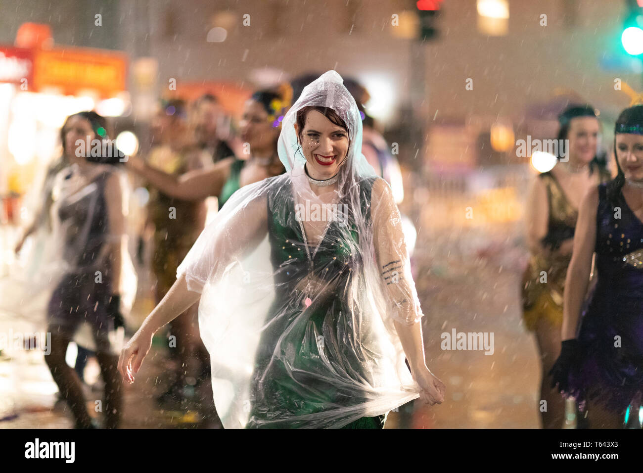 mardi gras parades rain