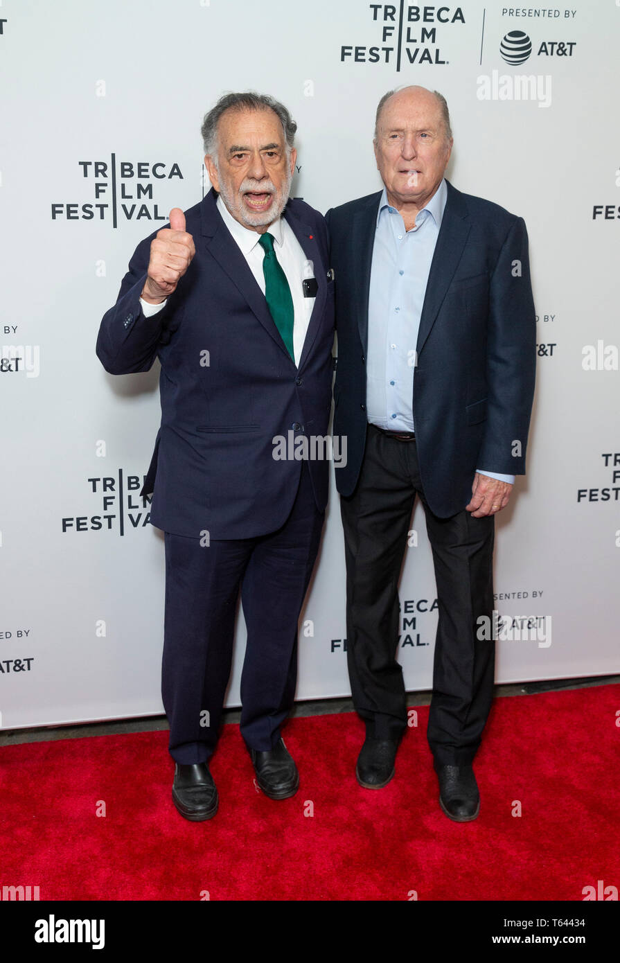 New York, NY - April 28, 2019: Francis Ford Coppola and Robert Duvall  attend world premiere of Apocalypse Now Final Cut at Beacon Theatre Stock  Photo - Alamy