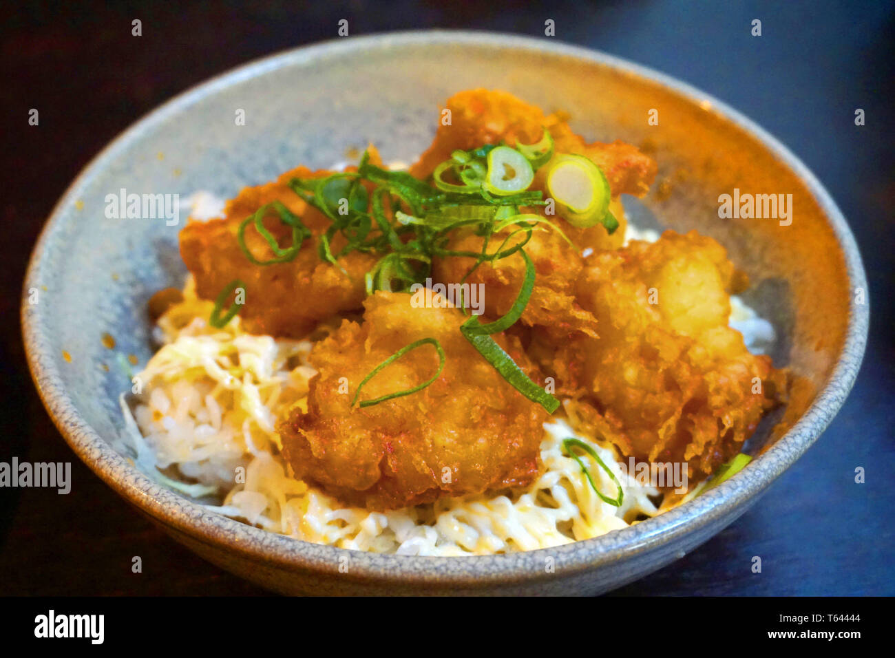 Delicious rice with sweet and sour pork cabbage onion Japanese traditional food Stock Photo Alamy