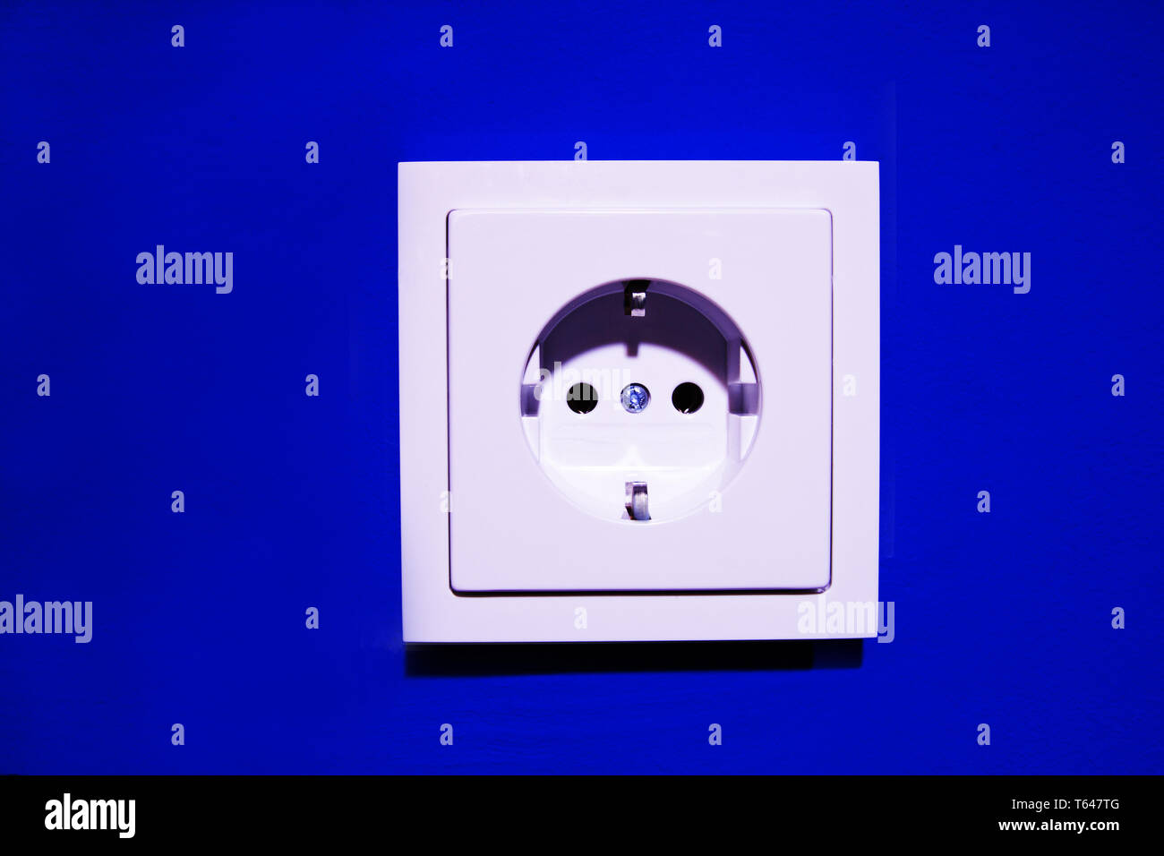 European Wall Socket Stock Photo Alamy