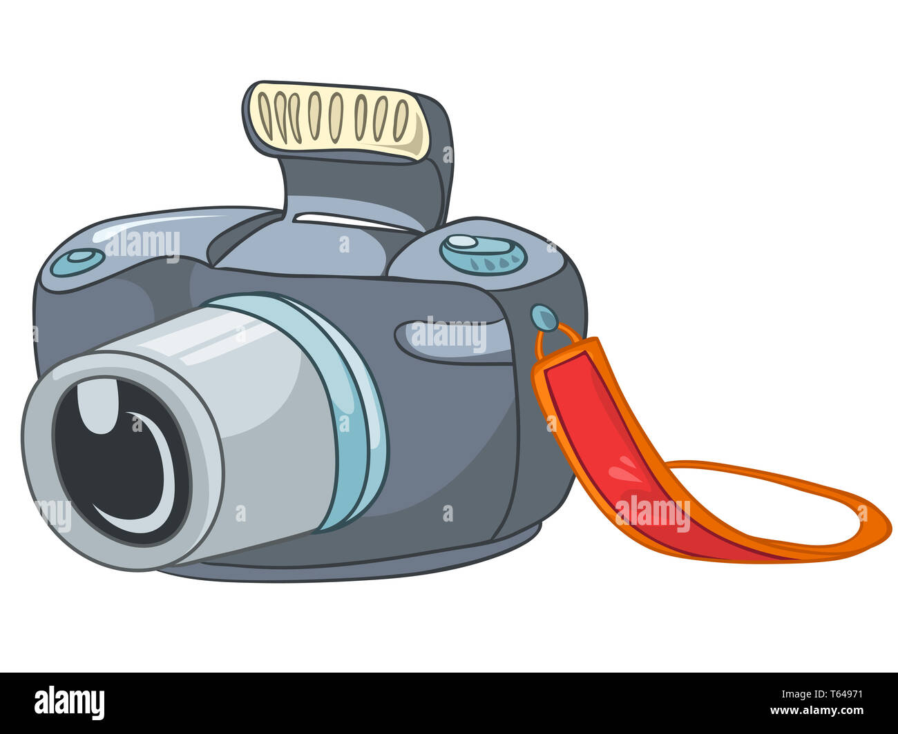 Cartoons Home Appliences Camera Stock Photo