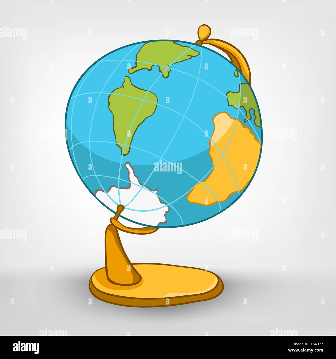 Cartoons Decoration Globe Stock Photo