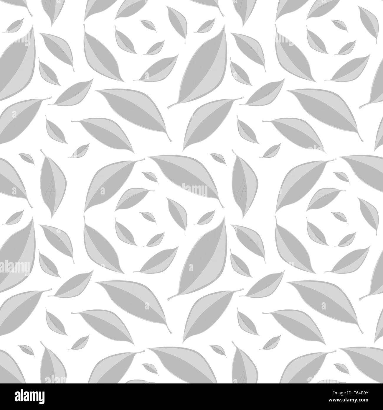 Vector seamless texture with leaves Stock Vector Image & Art - Alamy