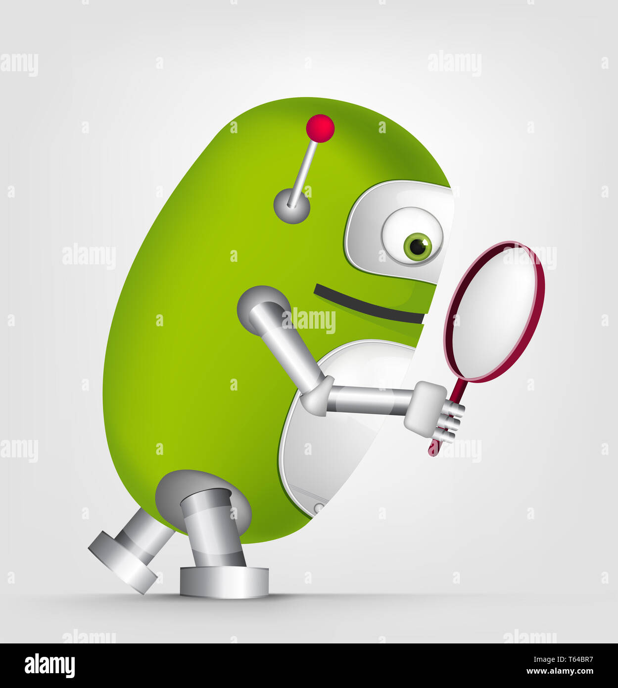 Robot studying hi-res stock photography and images - Alamy