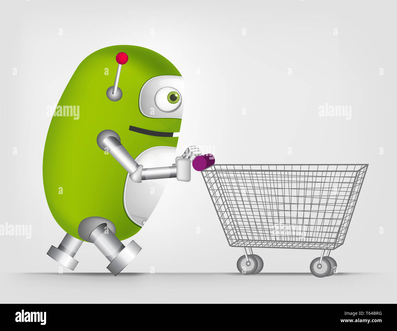 Automated robot shop hi-res stock photography and images - Alamy