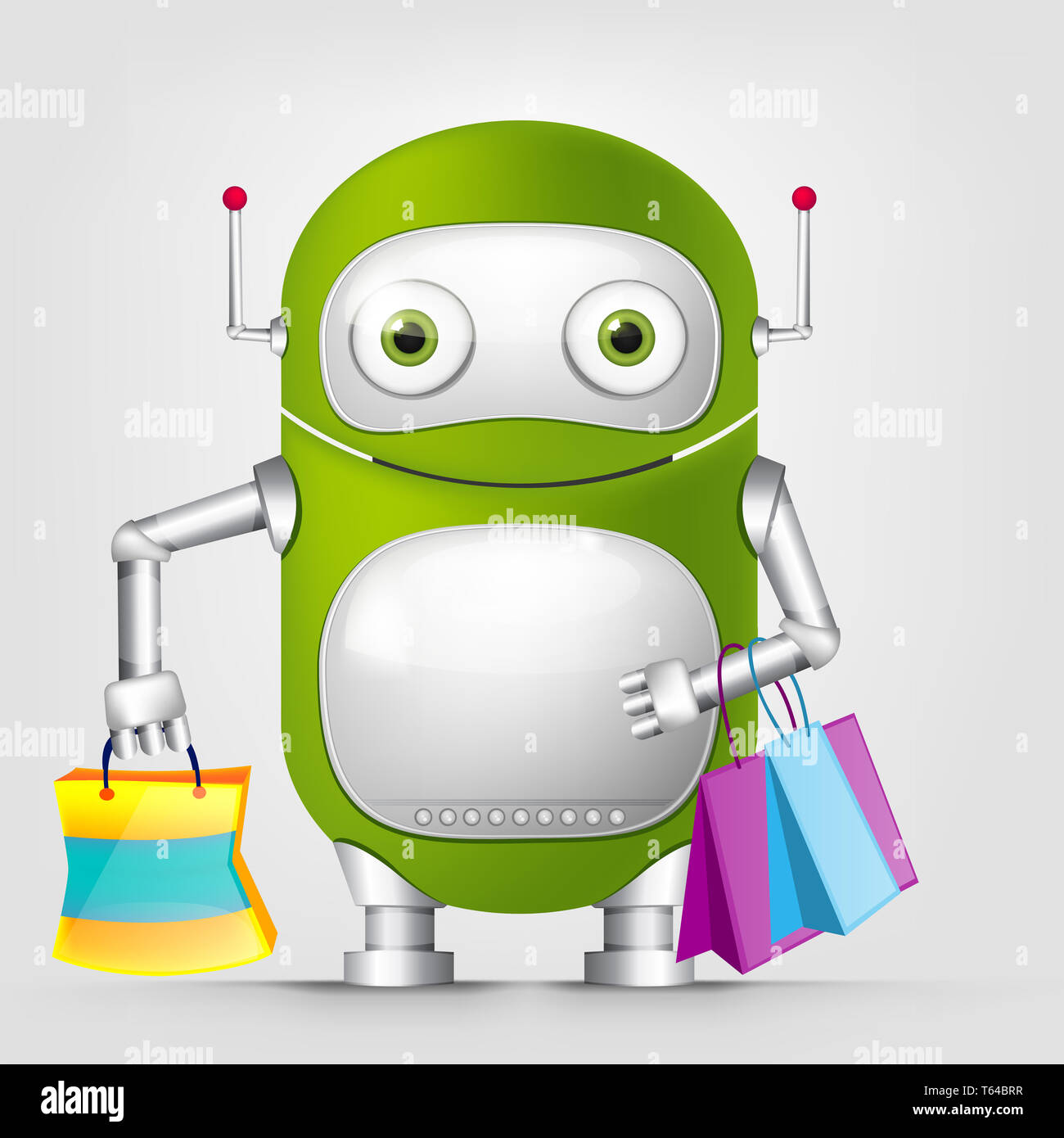 Automated robot shop hi-res stock photography and images - Alamy