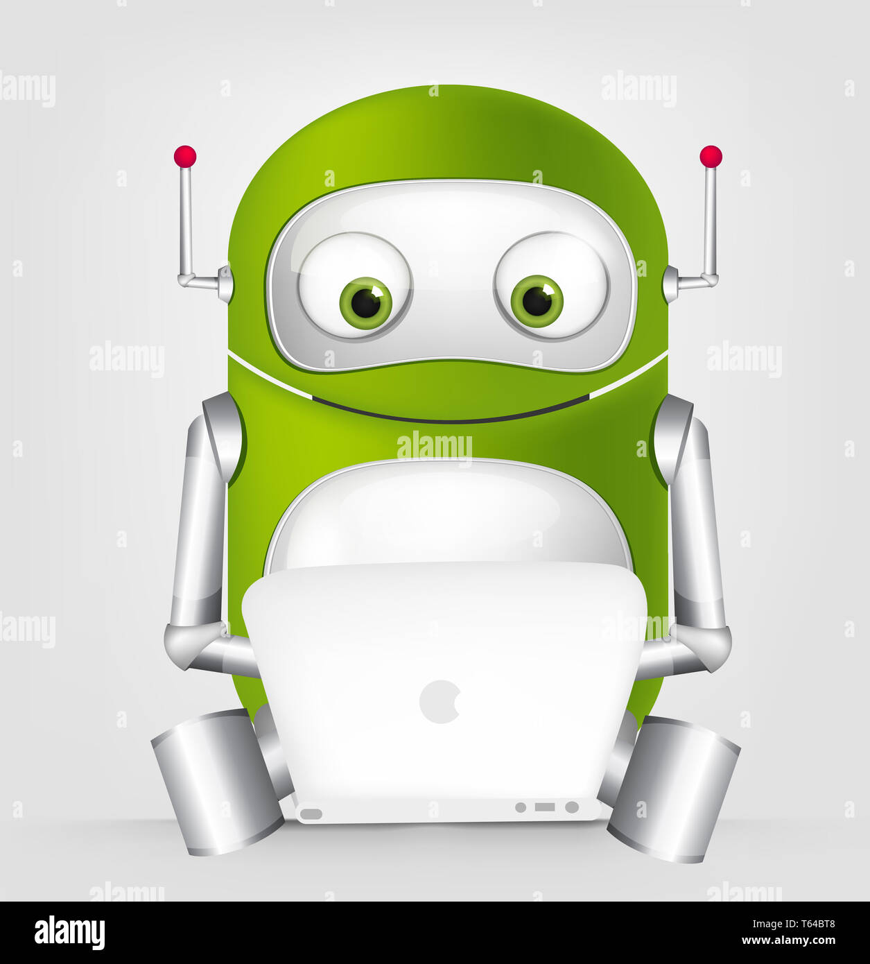 Cute Robot Stock Photo