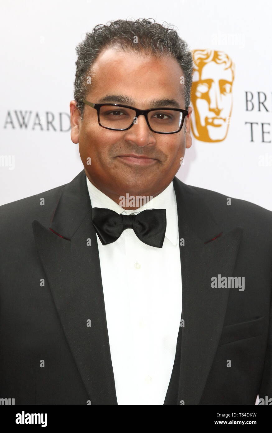 London, UK. 28th Apr, 2019. Krishnan Guru-Murthy at the British Academy (BAFTA) Television Craft Awards at The Brewery, Chiswell Street Credit: SOPA Images Limited/Alamy Live News Stock Photo