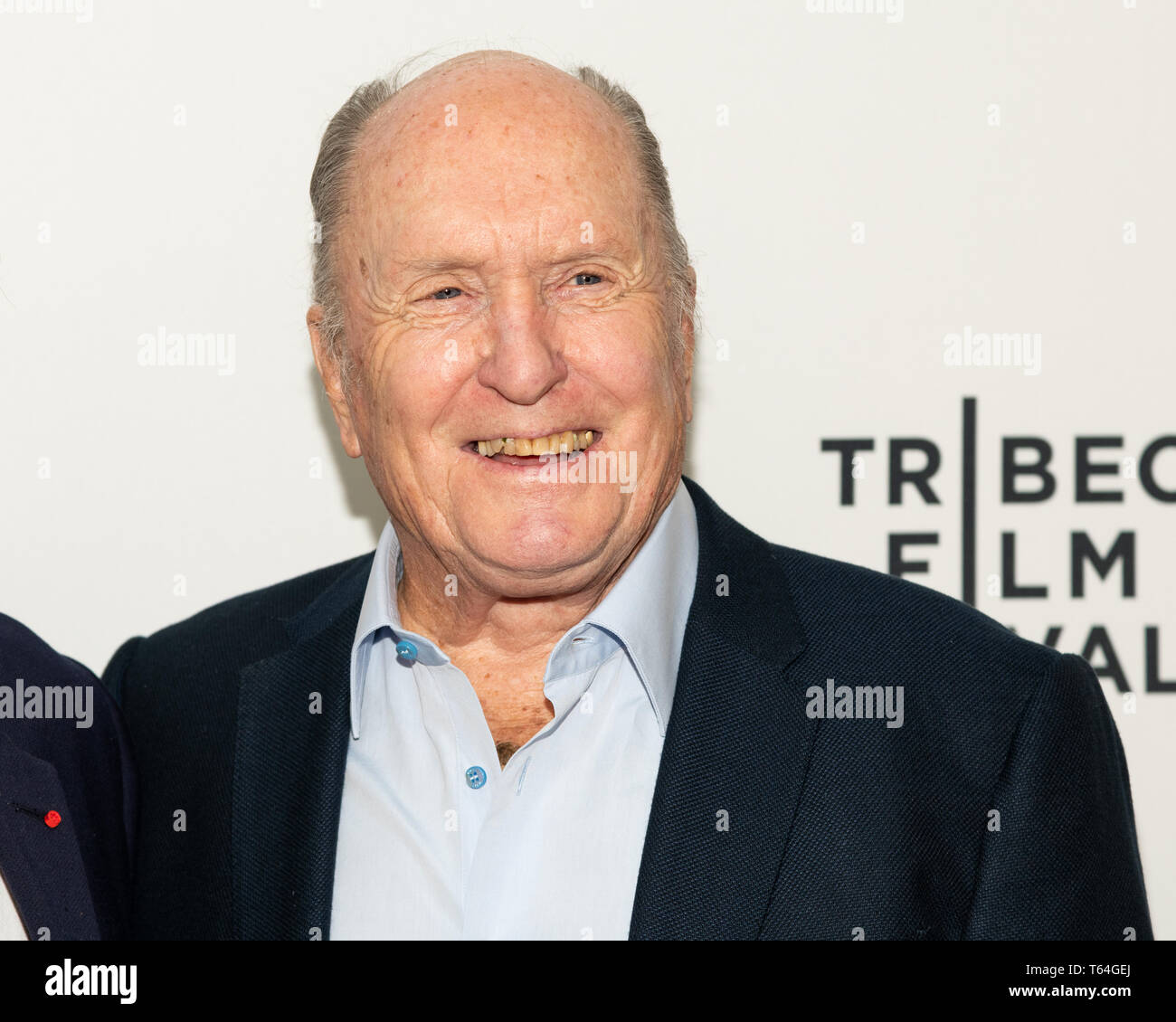 Robert Duvall at the Tribeca Film Festival red carpet arrivals for 'Anniversary Film: Apocalypse Now - 40 years and restoration' at the Beacon Theatre n in New York City. Stock Photo