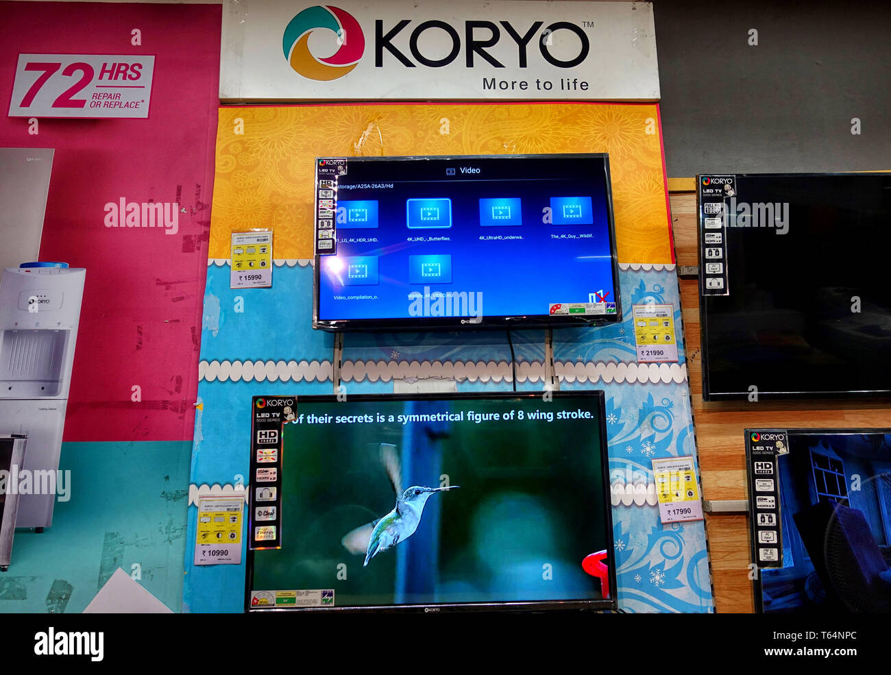 Kolkata, WEST BENGAL, India. 28th Apr, 2019. Koryo Company Television