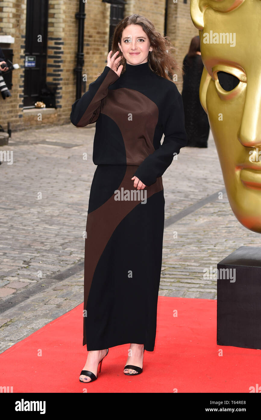 LONDON, UK. April 28, 2019: Louisa Harland at the BAFTA Craft Awards