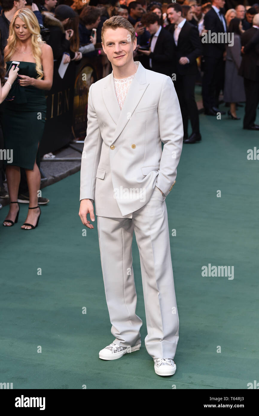 London, UK. 29th Apr, 2019. LONDON, UK. April 29, 2019: Patrick Gibson ...
