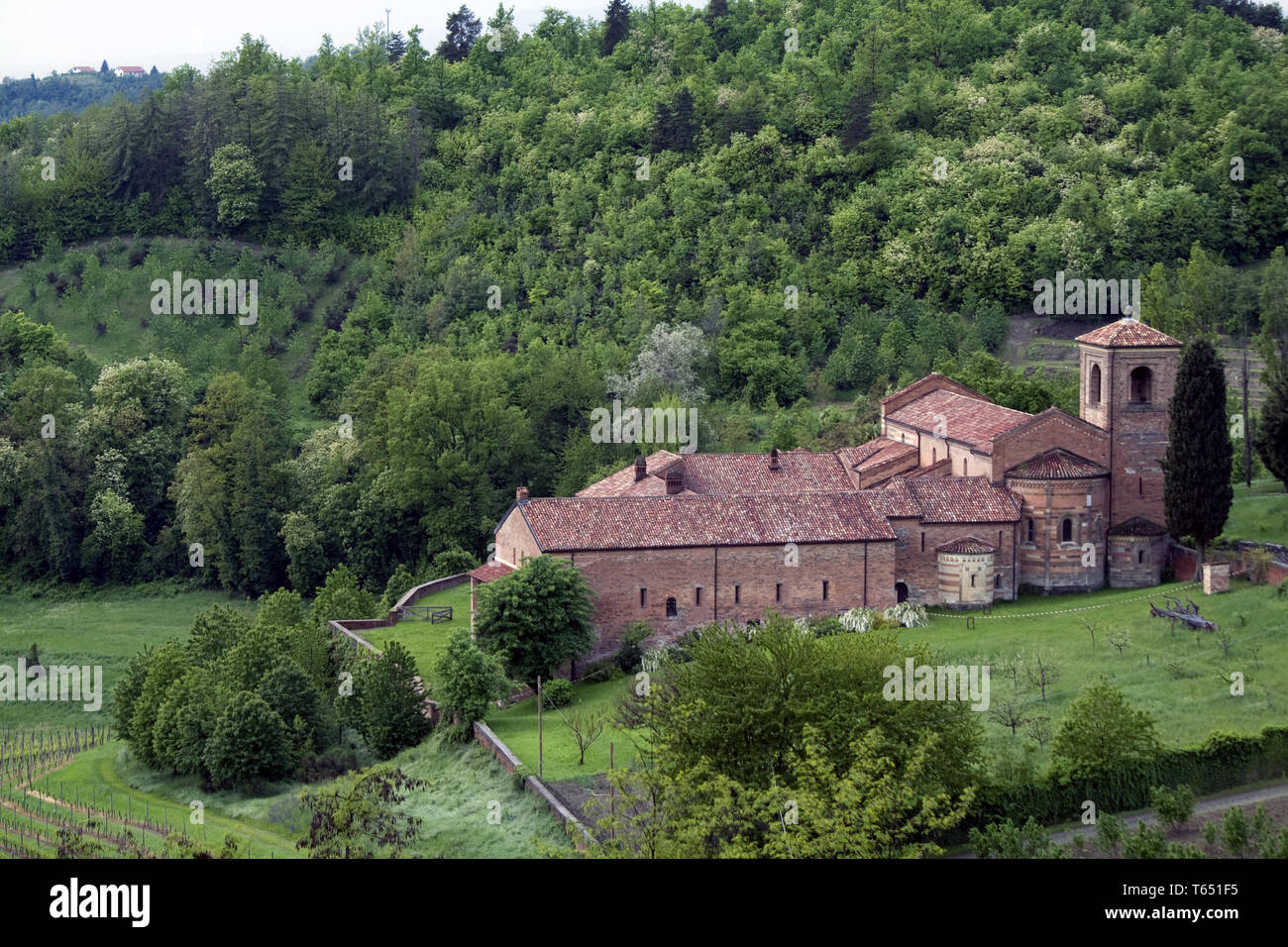 Abbazia di Vezzolano, Albugnano, Piedmont, Italy Stock Photo
