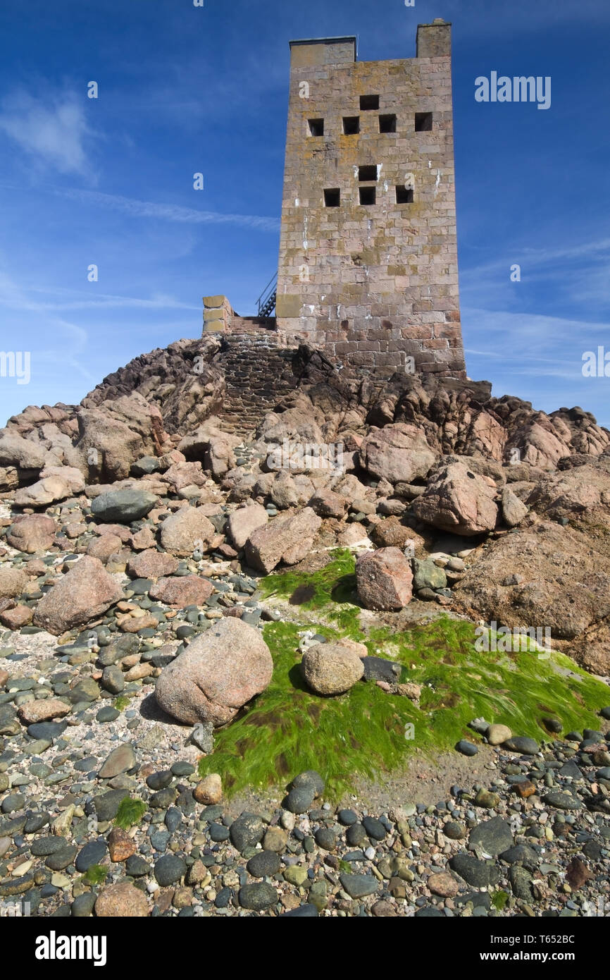 Beautiful Beach on Jersey Island, Channel Islands, Europe Stock Photo ...