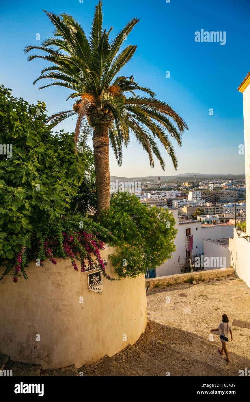 Dalt Vila. Eivissa. Ibiza Island. Balearic Islands. Spain Stock Photo