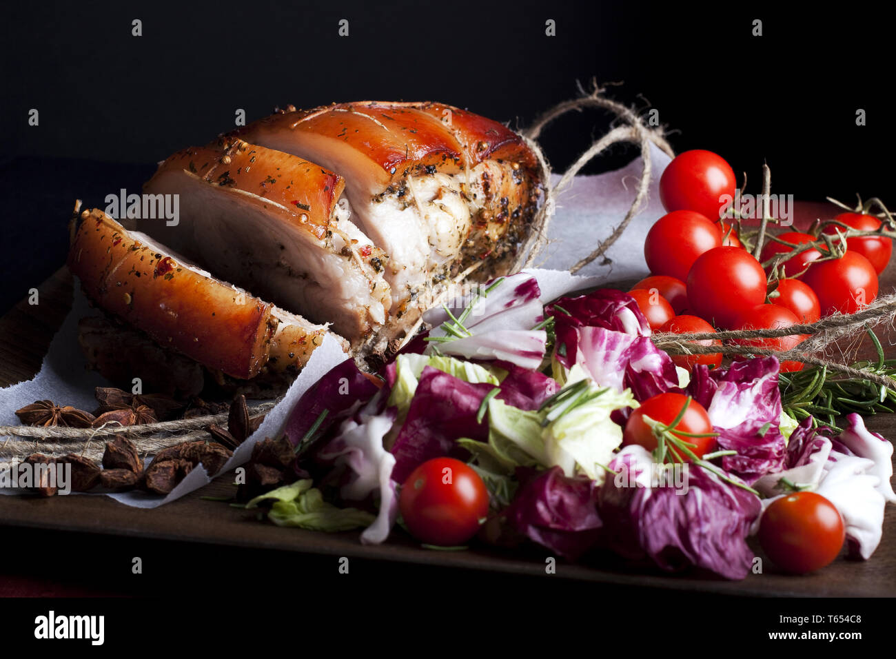 Pork and Vegetables Stock Photo - Alamy