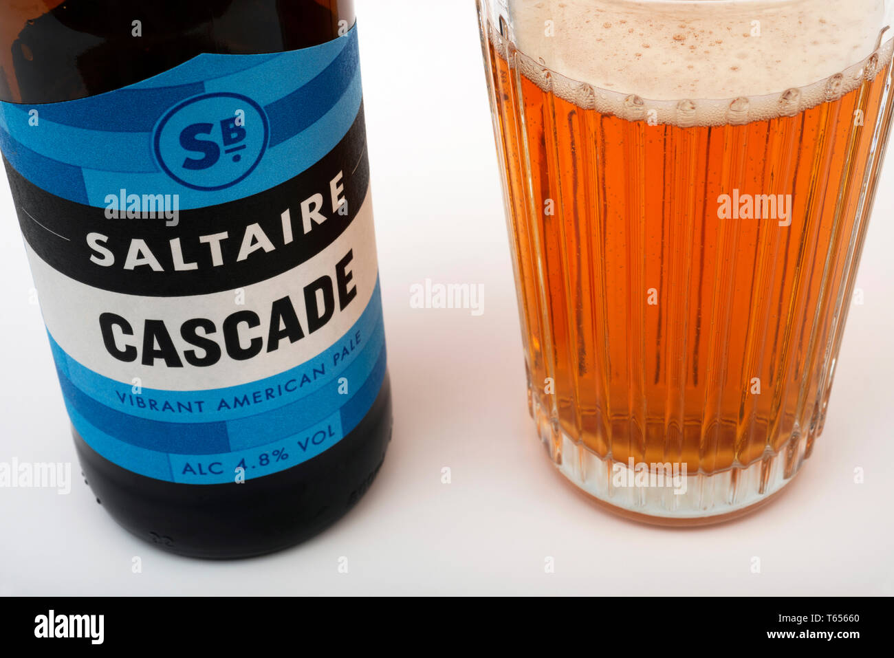 SB Saltaire Cascade beer Stock Photo